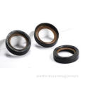 NBR / VITON / ACM Black Rubber Oil Seals With Moly Filled P